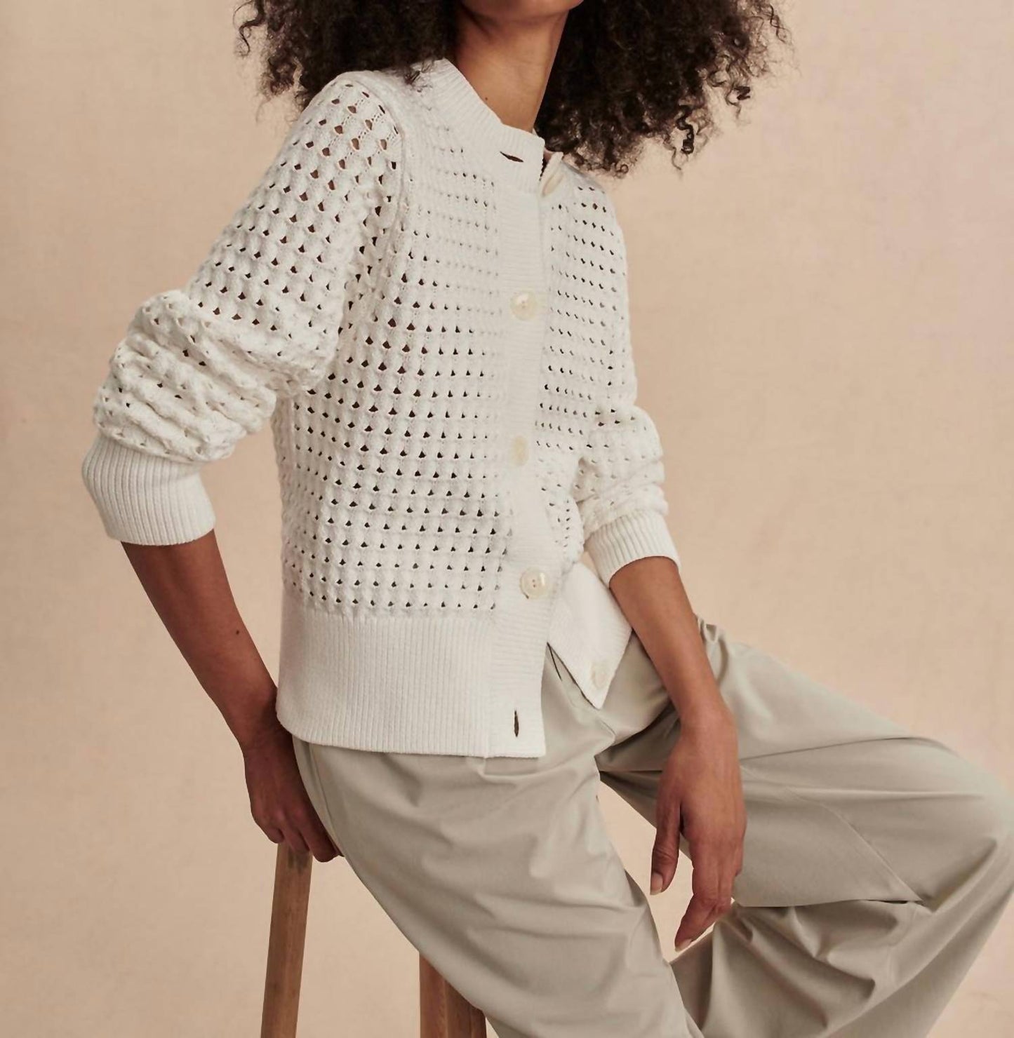 Varley - Bettina Textured Knit Jacket
