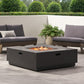 39'' Square Iron Fire Pit - 50,000 BTU