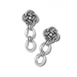Brighton - Women's Interlok Knot Link Post Drop Earrings