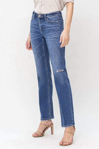 Flying Monkey - Mid Rise Regular Straight Jeans