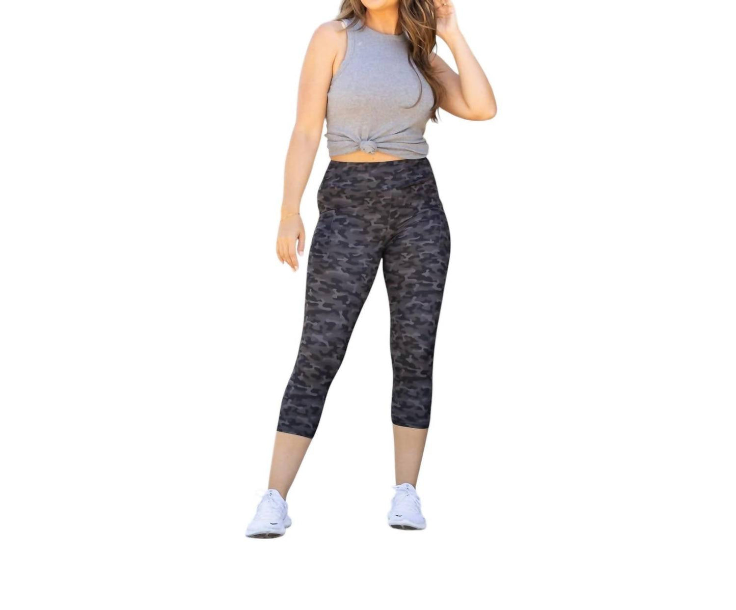 Julia Rose - Capri Leggings With Pockets