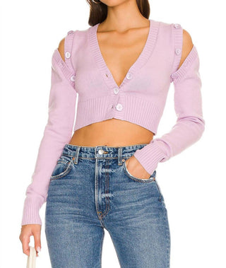 For Love & Lemons - JOAN CROP CARDIGAN