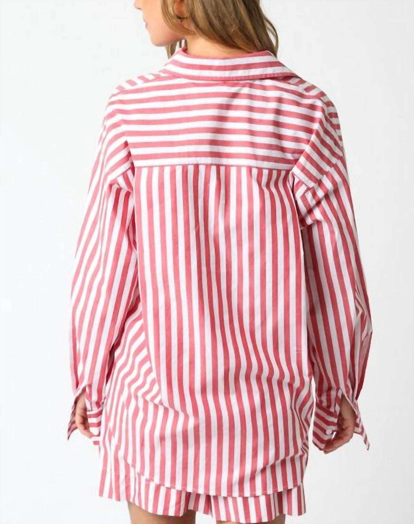 Americana - Striped Red Short Set