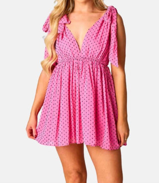 Buddylove - Melanie Tie-Shoulder Mini Dress