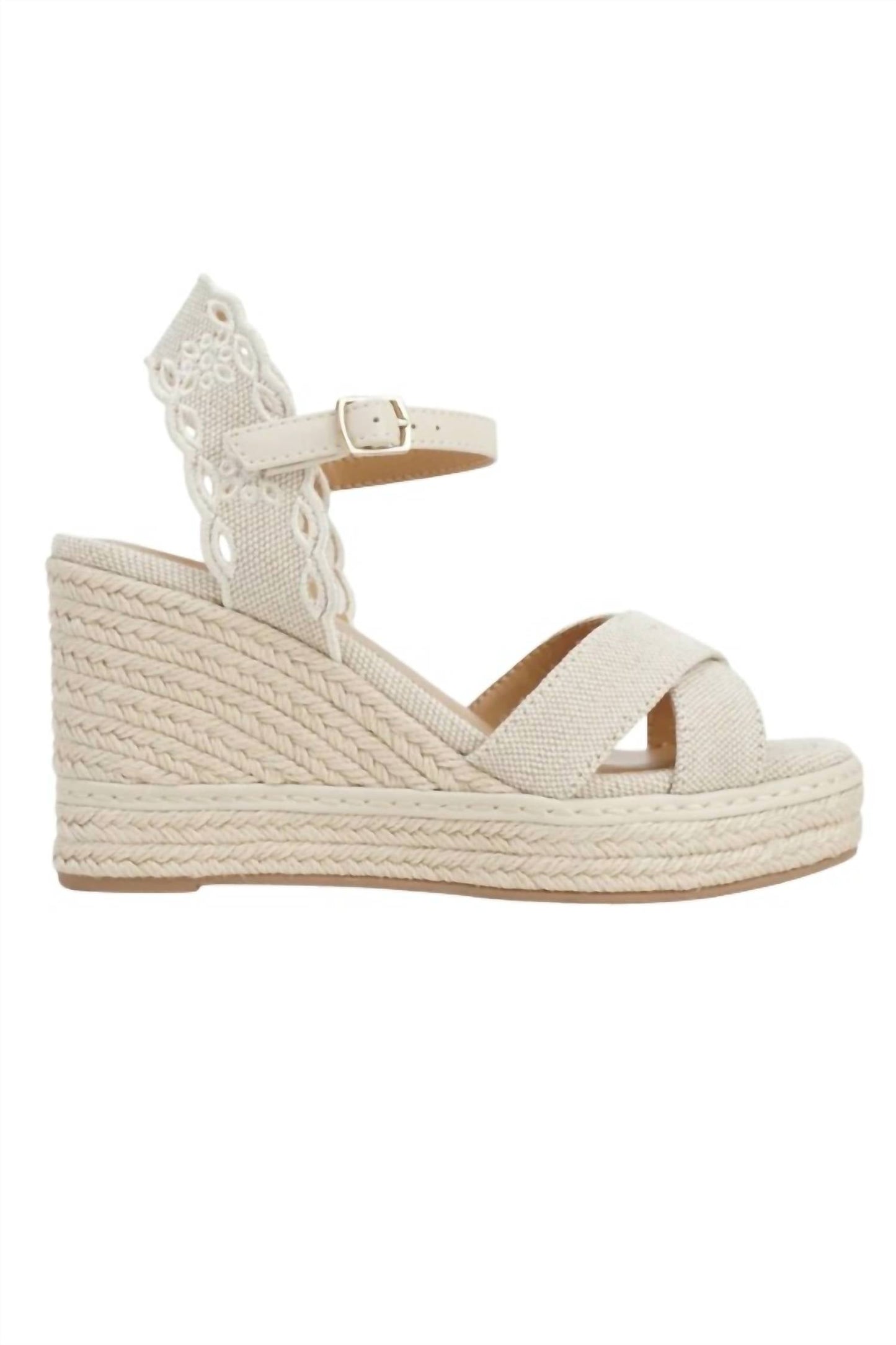 Fortune Dynamic - Women's Espadrille Cutout Wedge Heels