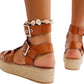 Free People - Women's Gable Gladiator Espadrille Sandals