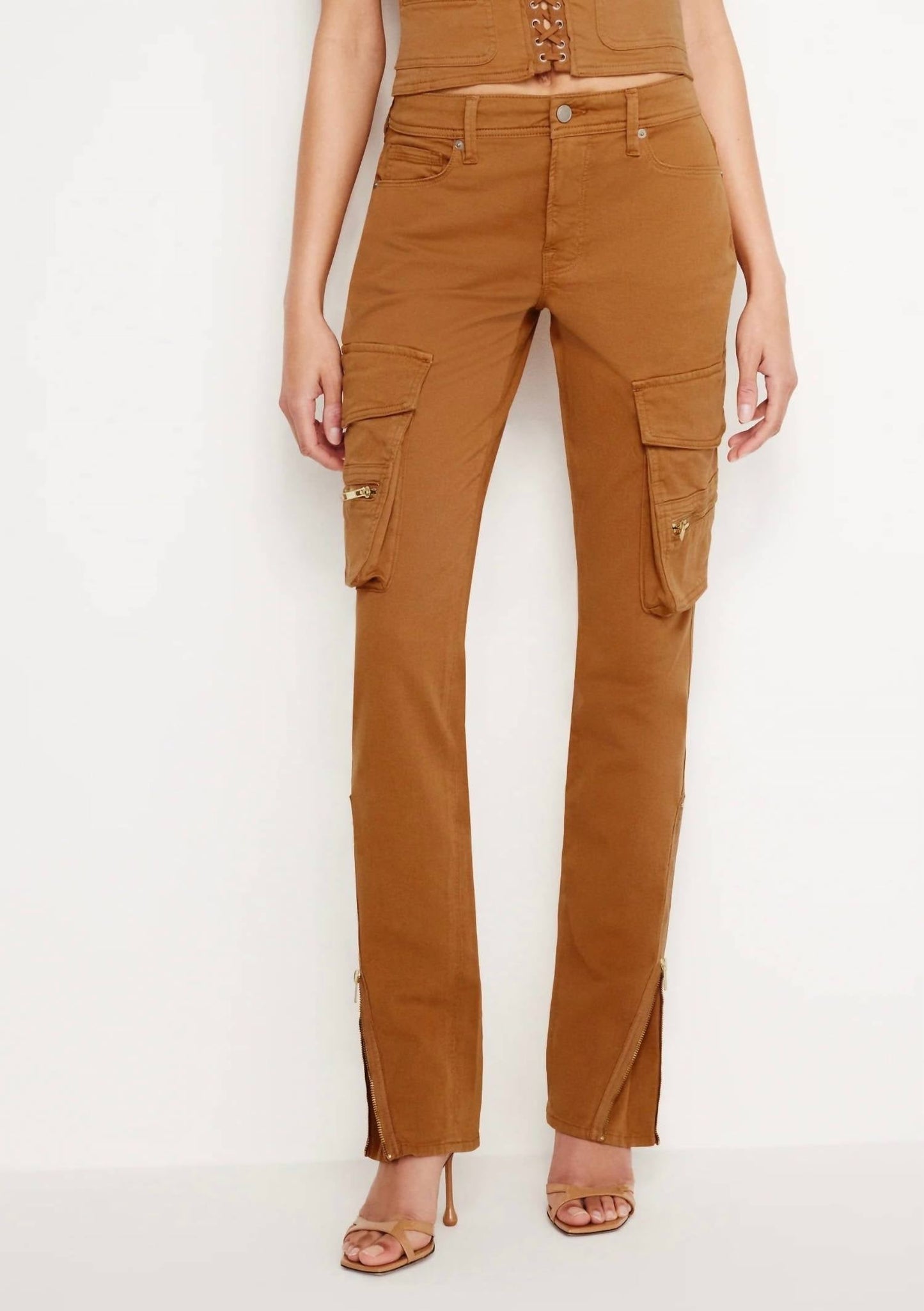 Good American - Twill Skinny Cargo Pant