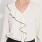 Lysse - Marianne V-neck Ruffle Blouse