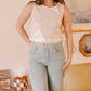 2.7 August Apparel - Finding Seashells Sequin Top
