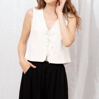 Elle Grey - Amara Textured Vest