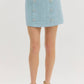 Entro - Textured Band Mini Skirt