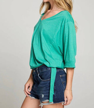 Chaser - Gianna 3/4 Sleeve V-neck Tee