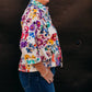 Johnny Was - Peplum Linen Jacket