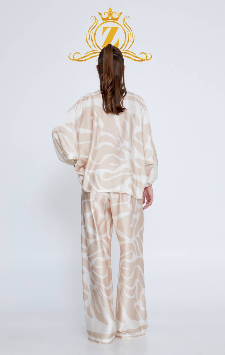 Zaalima Fashion - Long Sleeve Patterned Regular Blouse