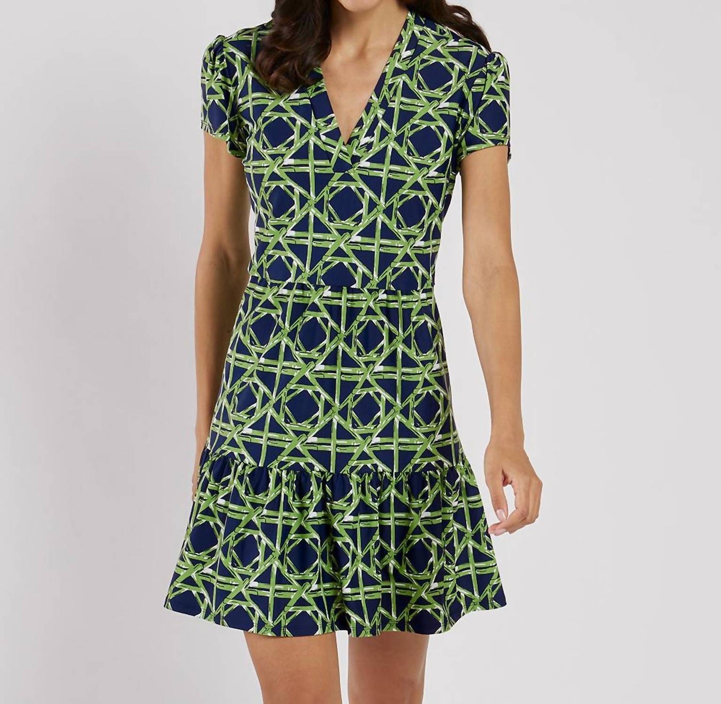 Jude Connally - Ginger V-neck Mini Dress
