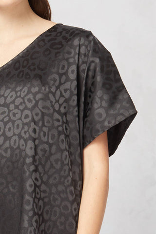 Entro - One Shoulder Leopard Top