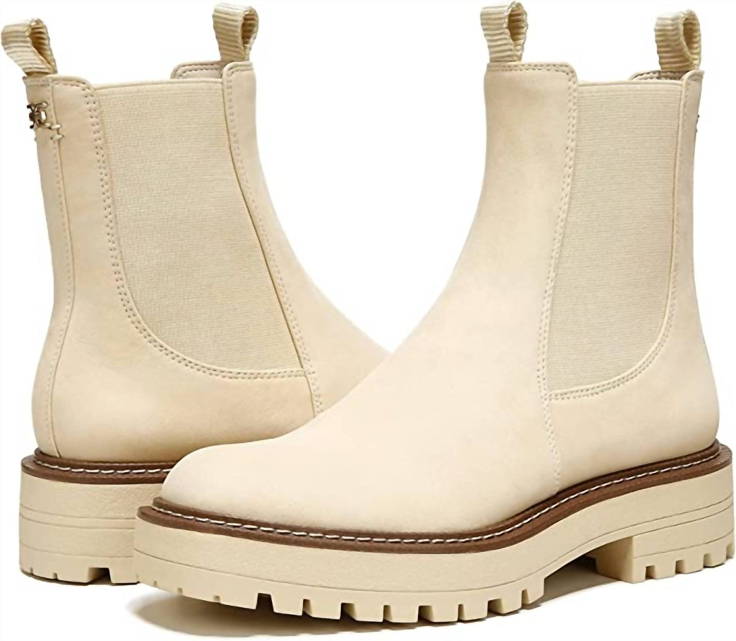 Sam Edelman - Women's Laguna Leather Chelsea Moto Rounded Toe Pull On Ankle Boots
