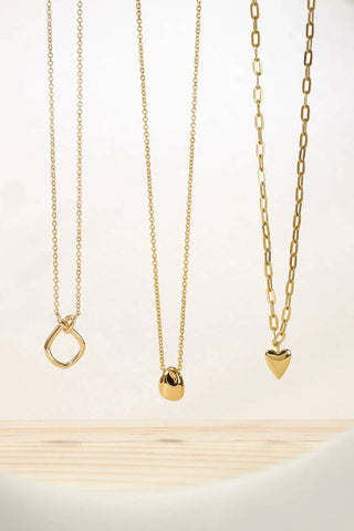 Eklexic - Women's Micro Harmony Pebble Pendant Necklace