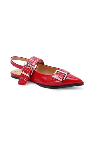 Marsh Wear - Women's Buckle Strap Slingback Flats