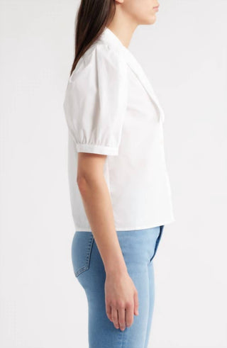 Frame - Sailor Puff Sleeve Blouse