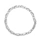 14K White Gold 2.00 Cttw Princess Diamond Invisible Set Link Bracelet (H-I Color, SI2-I1 Clarity) - 7"