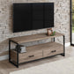TV Stand Console Media Entertainment Center with Storage Drawers