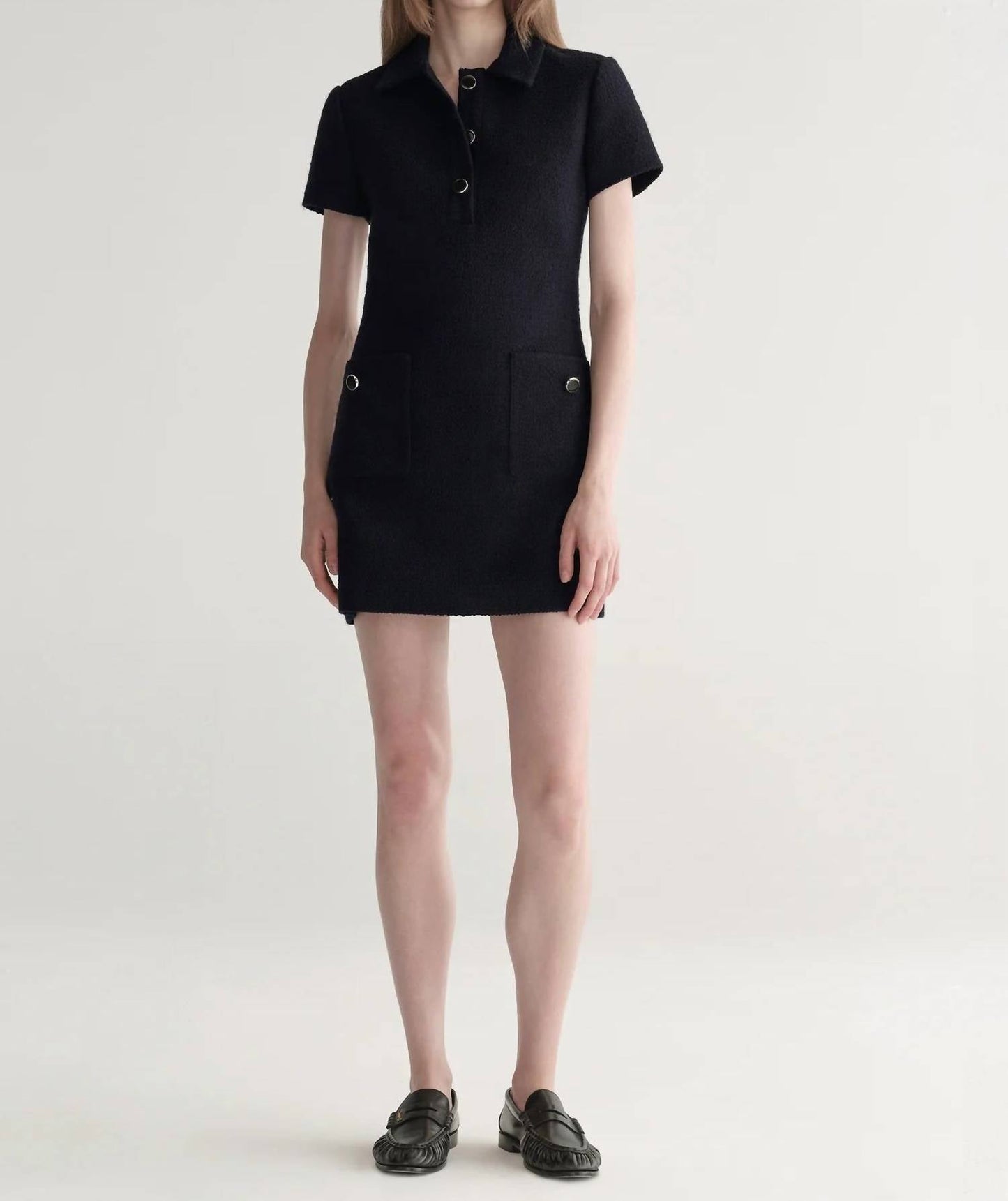 A.L.C. - Marcie Cotton Boucle Mini Dress