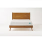 Okioki Mid-Century Wood Bed