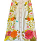 Elizabeth And James - Frannie Button Front Printed Midi Skirt