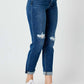 Judy Blue - Mid Rise Destroy Slim Jeans