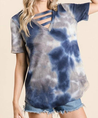Bibi - Harmony Strappy Tie Dye Top