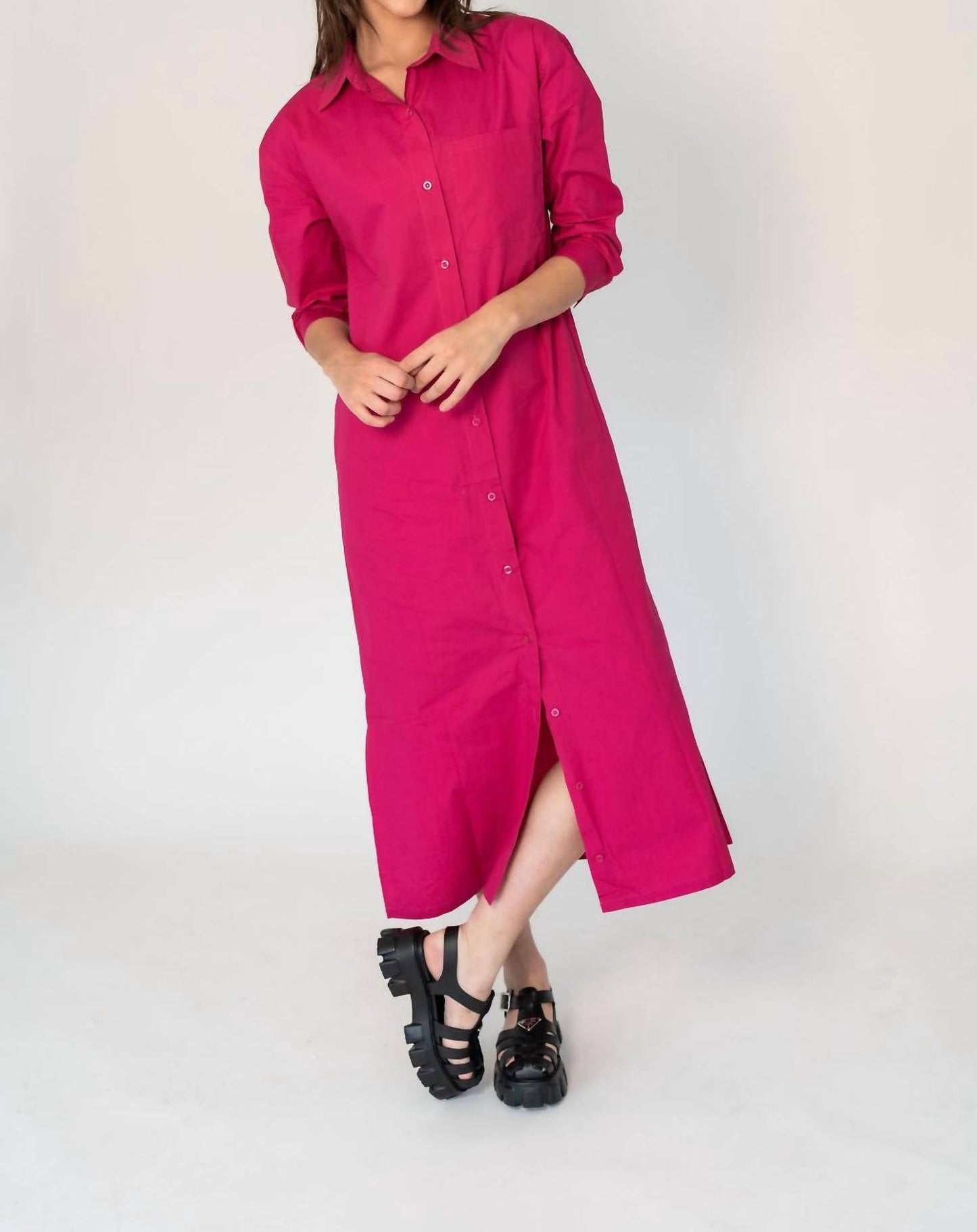 Recollection Brand - Maxi Shirt Dress