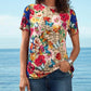 Johnny Was - Janie Swing Tee - Mayflower