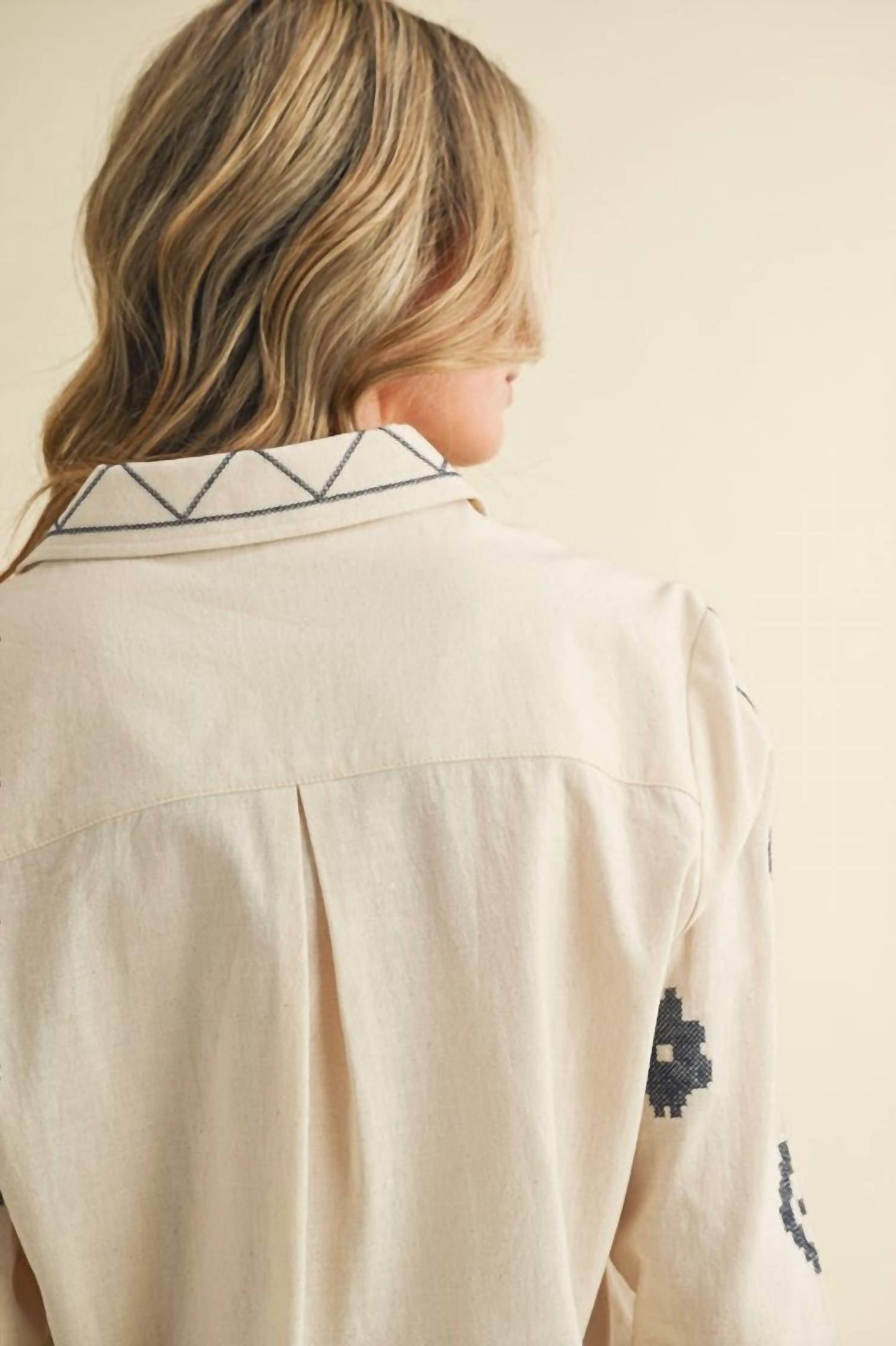 &Merci - Jolene Long Sleeve Button Down Top