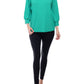 Adrianna Papell - Three-quarter Sleeve Crepe Top