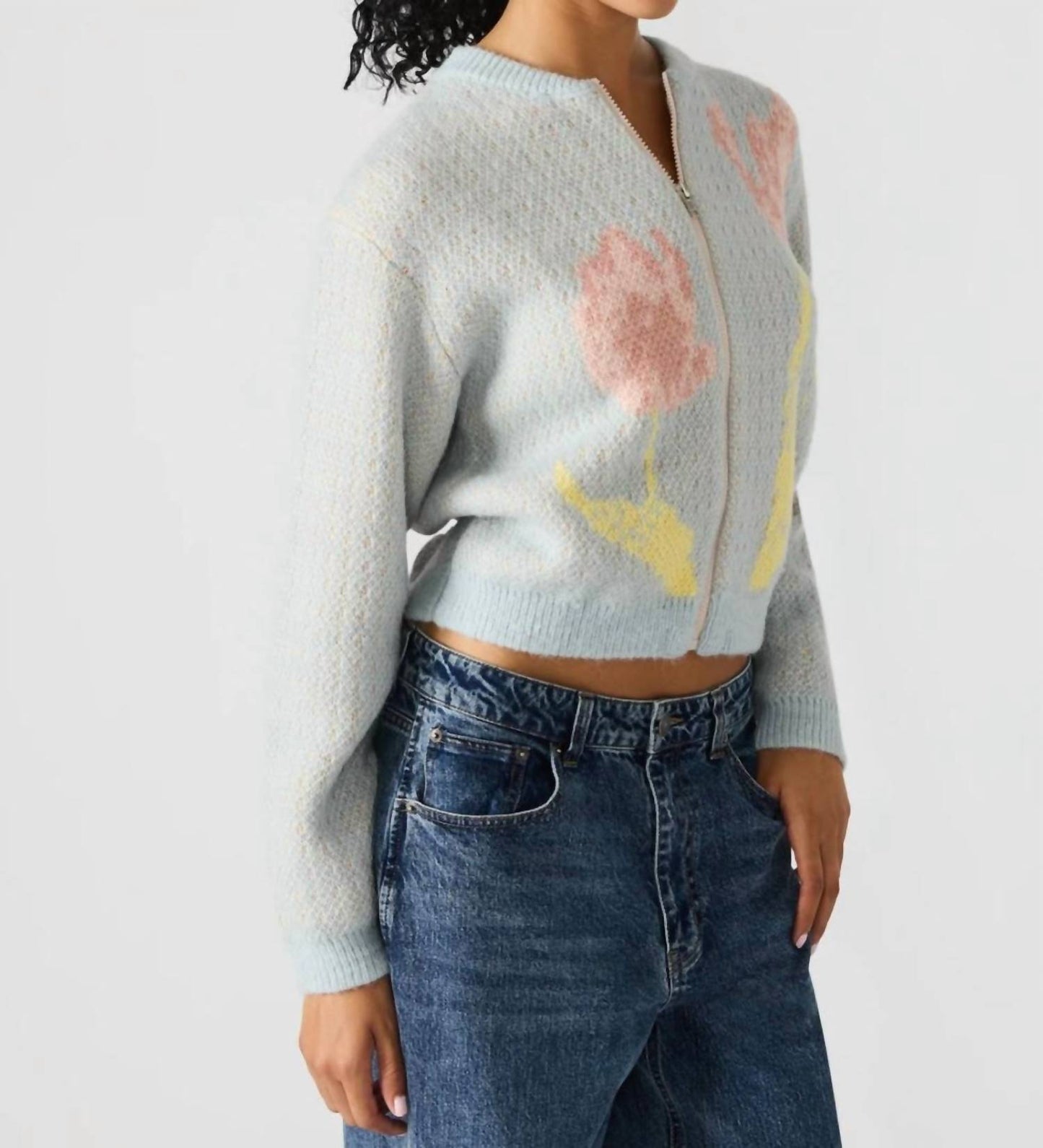 Steve Madden - Jena Long Sleeve Sweater Jacket