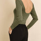 124 Voltaire - Longsleeve Micro Ribbed Bodysuit