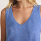 Z Supply - Sloane V-neck Silky Rib Tank