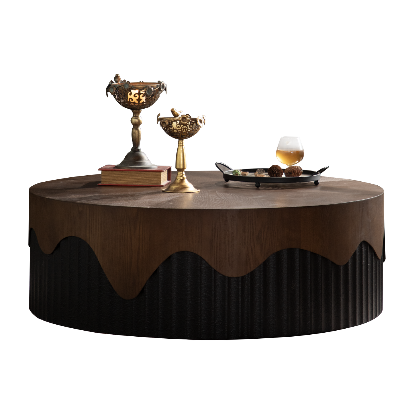 38.97' Round Coffee Table Handcrafted