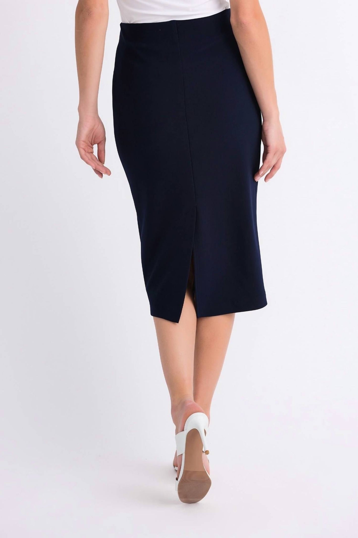 Joseph Ribkoff - Pull On Knee-length Pencil Skirt