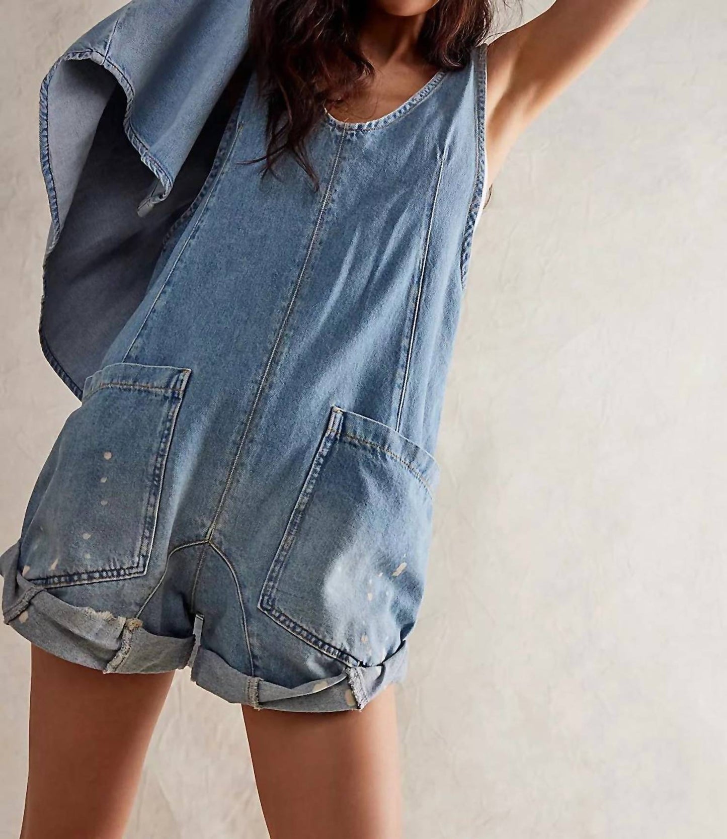 Free People - High Roller Shortalls
