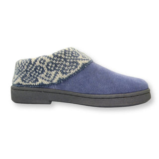 Clarks - Women's Knitted Sweater Collar Suede Slippers