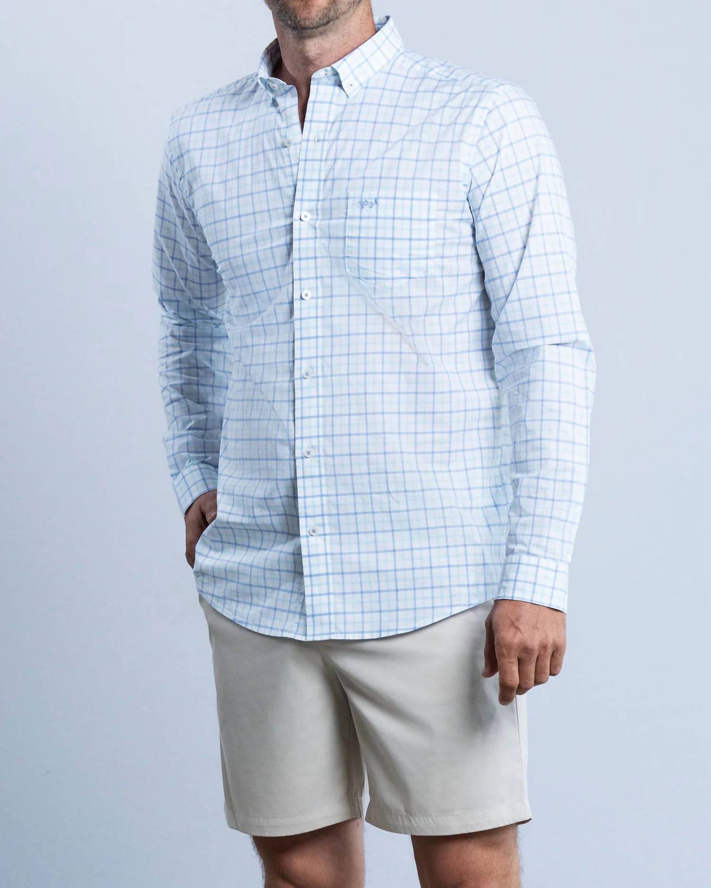Coastal Cotton - Long Sleeve Sport Shirt