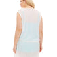 Always For Me - Plus Size Drawstring Tank Cover Up Dress