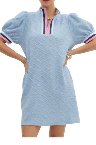 Entro - Diamond Textured Mini Dress