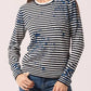 Minnie Rose - Paint Splatter Stripe Crew Top