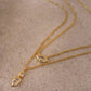 Luv Aj - Women's Stellar Bezel Charm Necklace Set