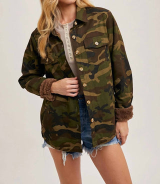Bluivy - Camo Sherpa Inner Jacket