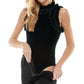 Tcec - Velvet Sawyer Ruffle Sleeveless Bodysuit