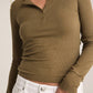 Z Supply - Scarlett Rib Henley Long Sleeve Top
